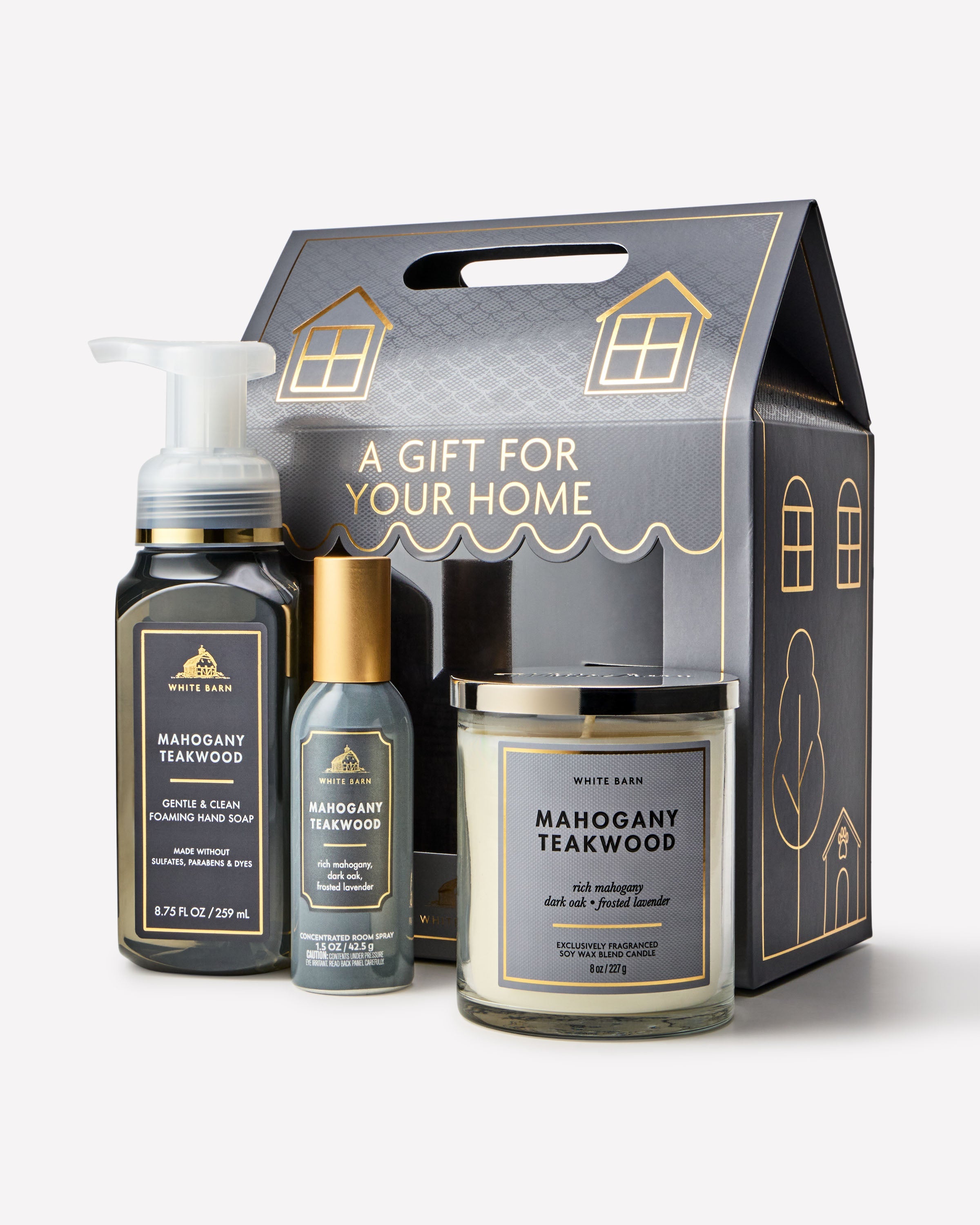 Mahogany Teakwood Gift Set