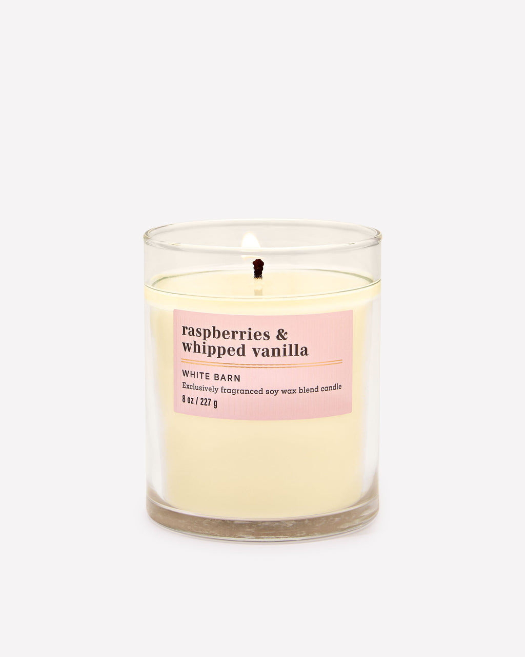 Raspberries & Whipped Vanilla Single Wick Candle