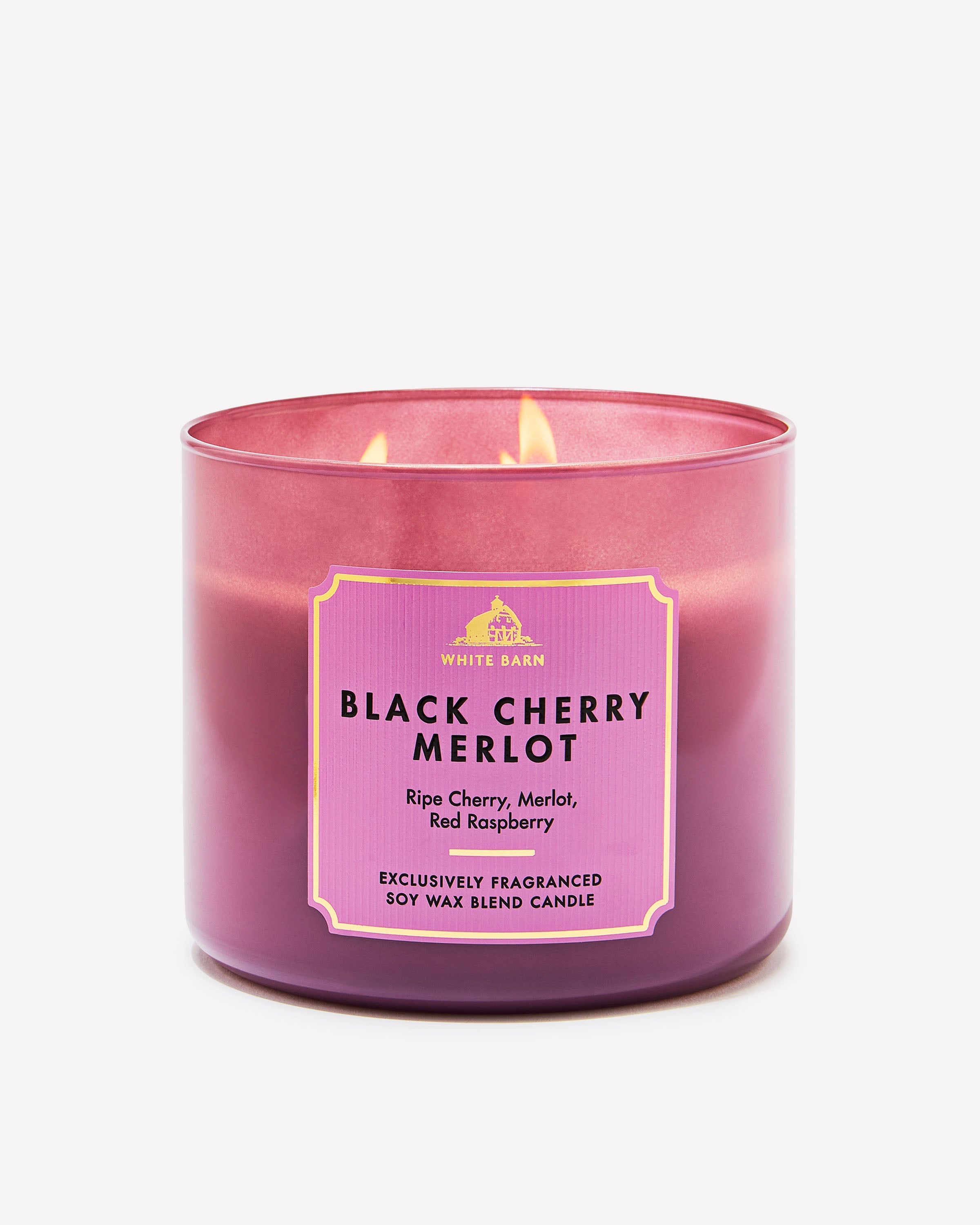 Black Cherry Merlot 3-Wick Candle