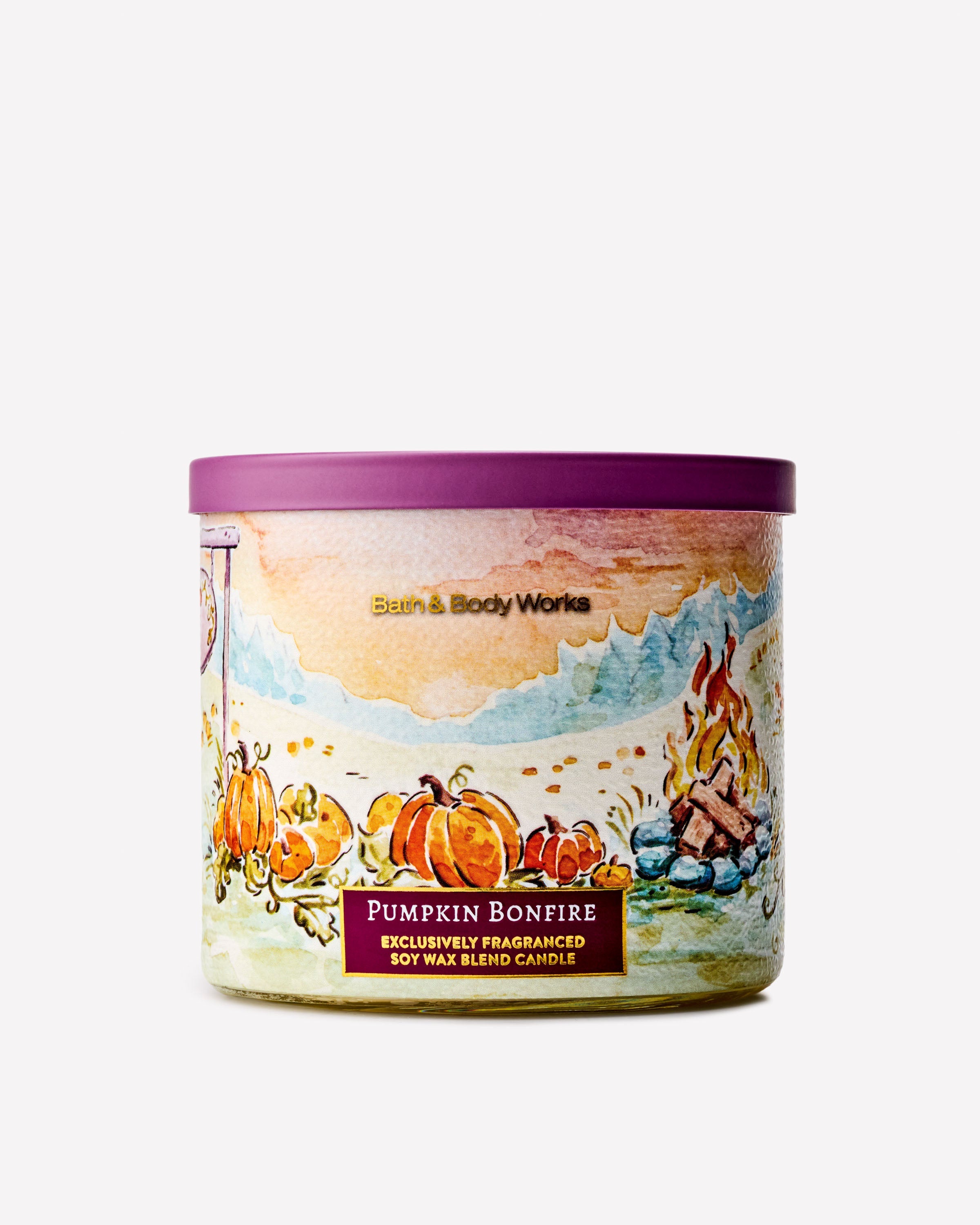 Pumpkin Bonfire 3-Wick Candle