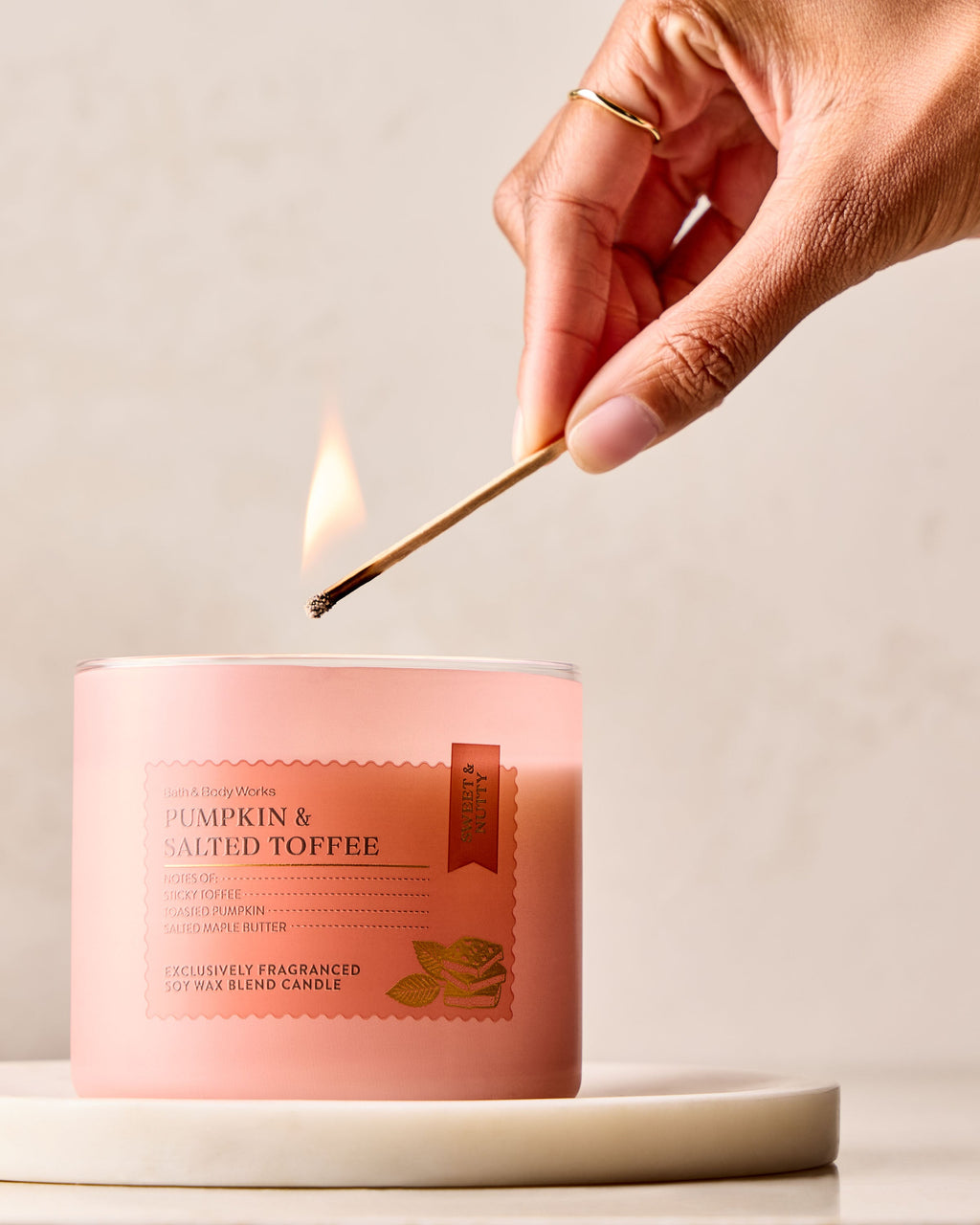 Pumpkin & Salted Toffee 3-Wick Candle