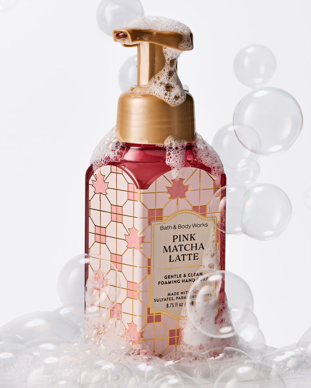 Pink Matcha Latte Gentle & Clean Foaming Hand Soap