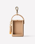 Tan Textured Holder with Strap PocketSpray Holder